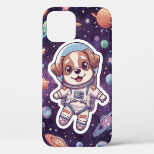 Funda Para iPhone 12 Paws interestelares - Perro espacial en aventura