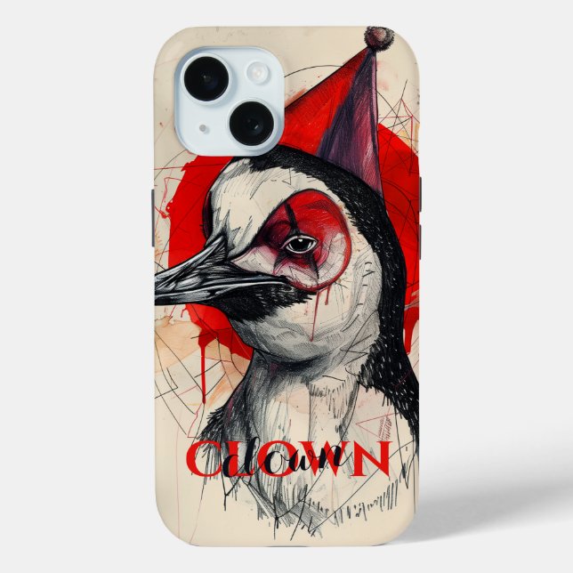 Funda De Case-Mate Para iPhone Payaso (Reverso )