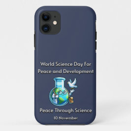 Funda Para iPhone 11 Paz a través de la ciencia. 11 de noviembre