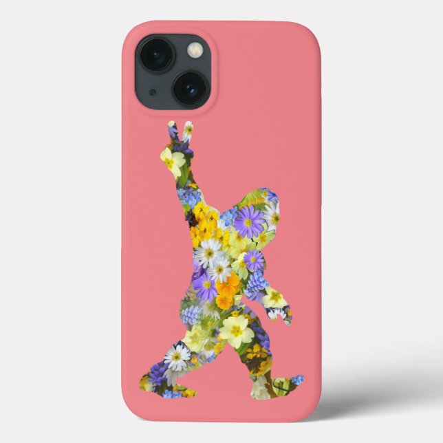 Funda De Case-Mate Para iPhone Paz Amor Floral Pie Grande   (Reverso)
