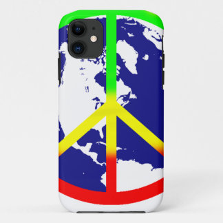 Funda Para iPhone 11 Paz de mundo de Rasta