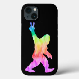 Funda Para iPhone 13 Peace Love Bigfoot