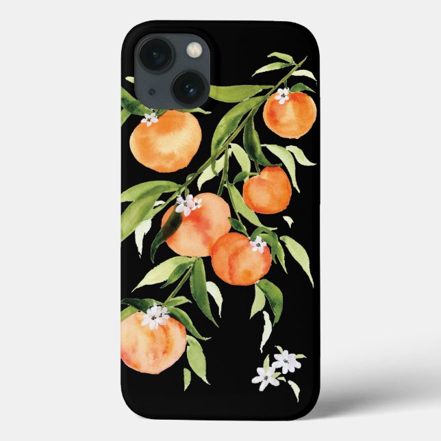 Funda De Case-Mate Para iPhone Peach apricot verano fruta acuática (Reverso)