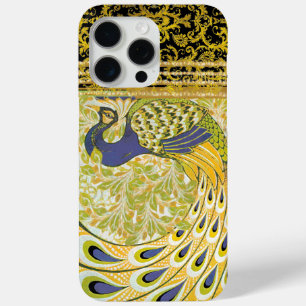 Funda Para iPhone 15 Pro Max Peacock Art Deco