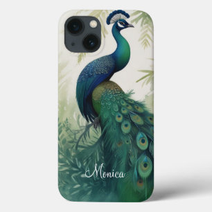 Funda Para iPhone 13 Peacock elegante