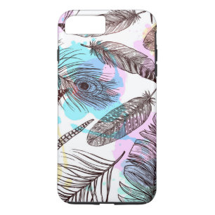 Funda Para iPhone 8 Plus/7 Plus Peacock Feather