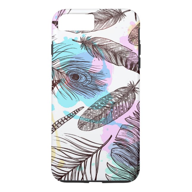 Funda De Case-Mate Para iPhone Peacock Feather (Reverso)