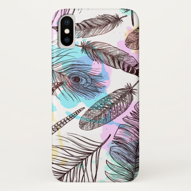 Funda De Case-Mate Para iPhone Peacock Feather (Reverso)