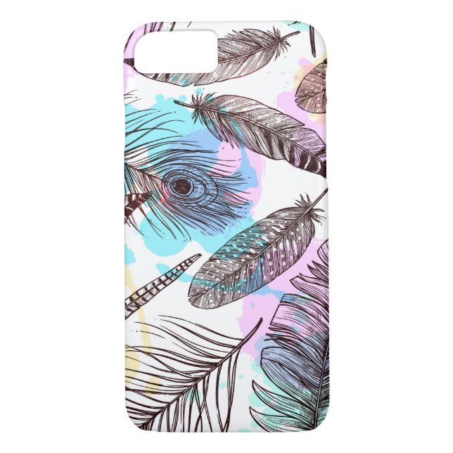 Funda De Case-Mate Para iPhone Peacock Feather (Reverso)