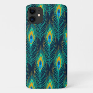 Funda Para iPhone 11 Peacock Feathers