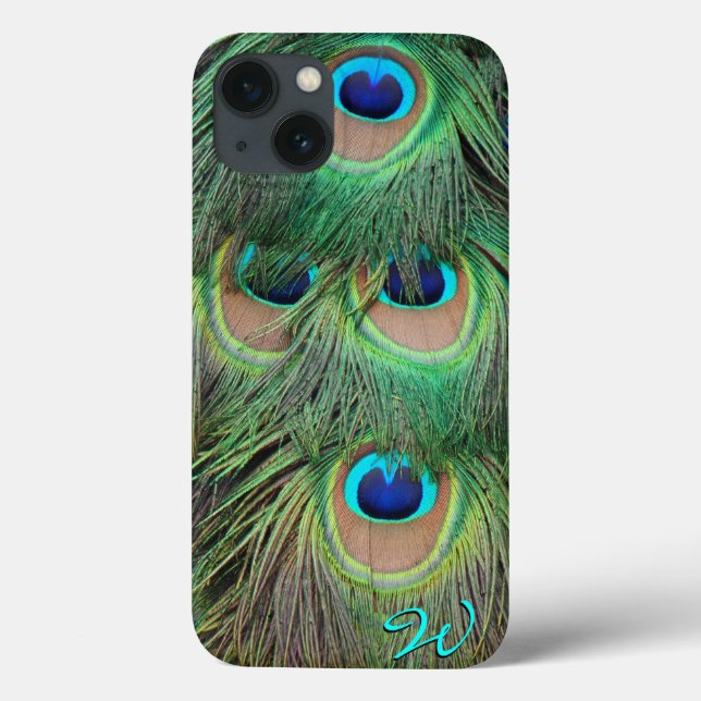 Funda De Case-Mate Para iPhone Peacock Feathers 3 (Reverso)