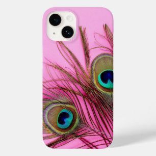 Funda Para iPhone 14 De Case-Mate Peacock Feathers Pink iPhone Tough Funda-Mate Fund