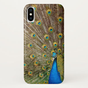 Funda Para iPhone X Peacock Tail Feathers