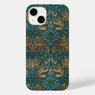 Funda Para iPhone 14 De Case-Mate Peacock y Dragón, 1878 por William Morris
