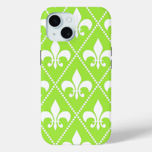 Funda Para iPhone 15 Pear Fleur de Lis