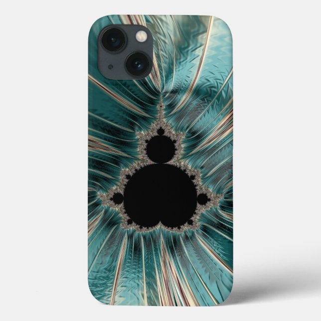 Funda De Case-Mate Para iPhone Pearly Mandelbrot (Reverso)