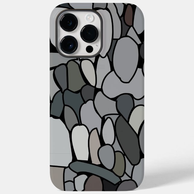 Funda De Case-Mate Para iPhone Pebbles de piedra (Reverso )