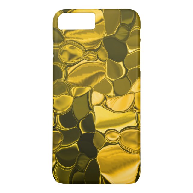 Funda De Case-Mate Para iPhone Peças amarelas ou dourados parecem ouro. (Reverso)