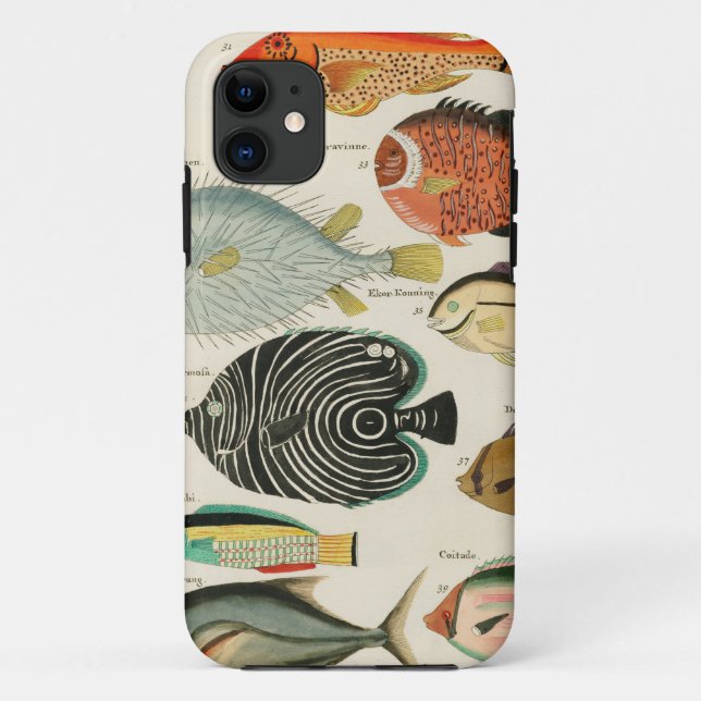 Funda De Case-Mate Para iPhone Peces (Reverso)