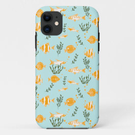 Funda Para iPhone 11 Peces acuáticos