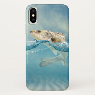 Funda Para iPhone X Peces grandes en el agua
