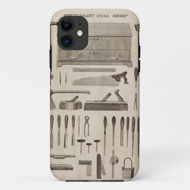 Funda De Case-Mate Para iPhone Pecho de la herramienta de un caballero, del (Reverso)