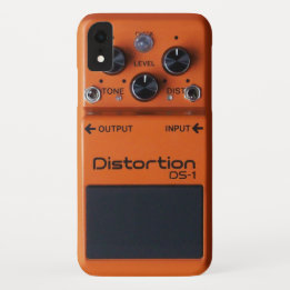 Funda Para iPhone XR Pedal anaranjado de la distorsión de la roca