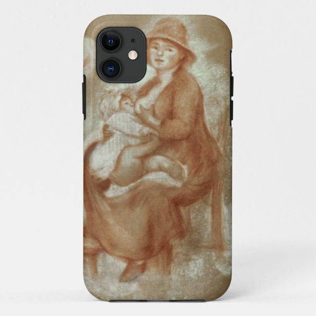 Funda De Case-Mate Para iPhone Pedro una maternidad de Renoir el | (Reverso)