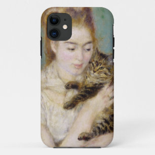 Funda Para iPhone 11 Pedro una mujer de Renoir el   con un gato