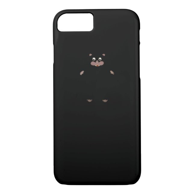 Funda De Case-Mate Para iPhone Peekabo (blanco) (Reverso)