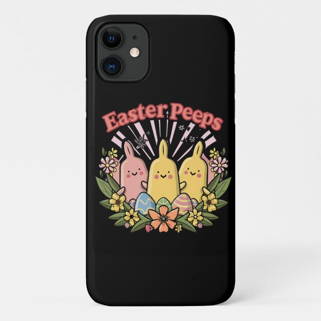 Funda De Case-Mate Para iPhone Peeps de Pascua (Reverso)