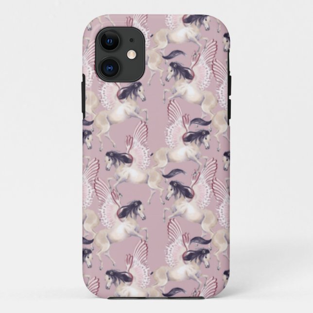 Funda De Case-Mate Para iPhone pegasus pastel (Reverso)