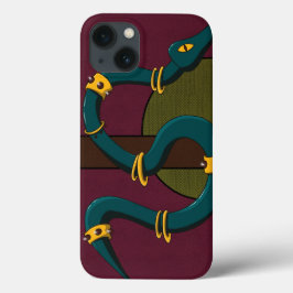 Funda Para iPhone 13 Pegatina Carré Snake