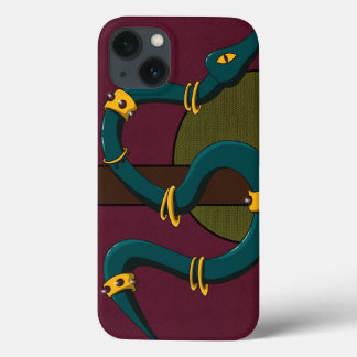 Funda Para iPhone 13 Pegatina Carré Snake
