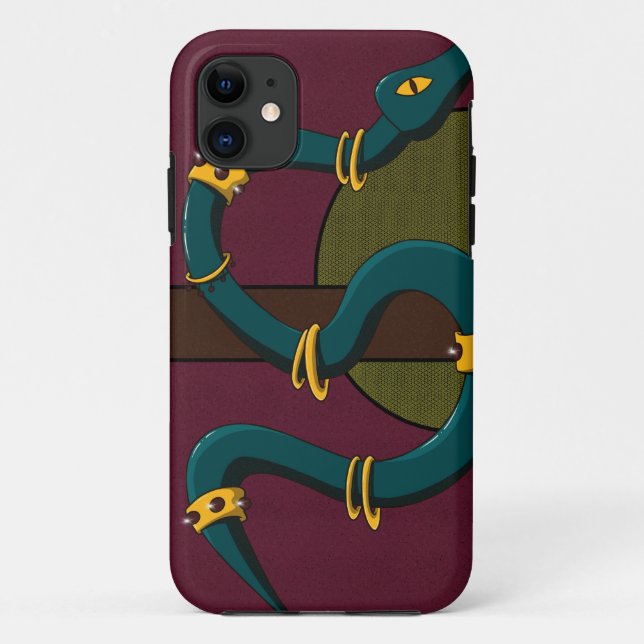 Funda De Case-Mate Para iPhone Pegatina Carré Snake (Reverso)