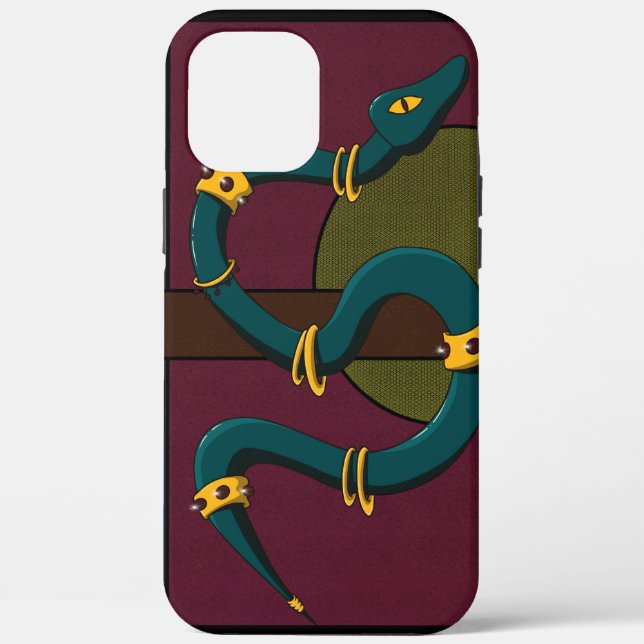 Funda De Case-Mate Para iPhone Pegatina Carré Snake (Reverso )
