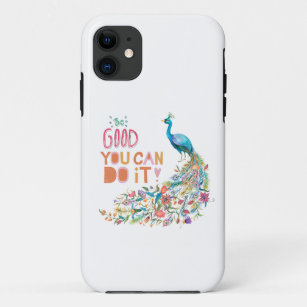 Funda Para iPhone 11 pegatina de diseño de pavo real