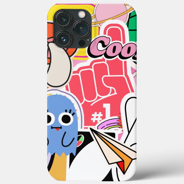 Funda De Case-Mate Para iPhone Pegatinas de Guay estéticos Y2K (Reverso )