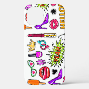 Funda Para iPhone 12 "pegatinas de moda