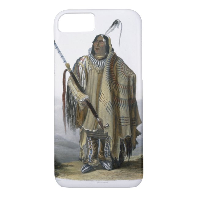 Funda De Case-Mate Para iPhone Pehriska-Ruhpa, un Minatarre o indio (Reverso)