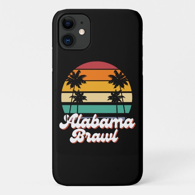 Funda De Case-Mate Para iPhone Pelea de Alabama  (Reverso)