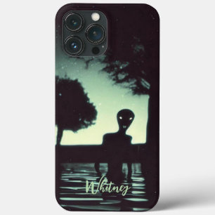 Funda Para iPhone 13 Pro Max Película de ciencia ficción retro de invasión alie