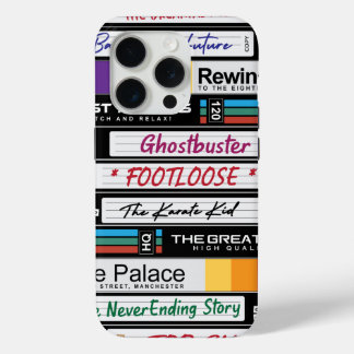 Funda Para iPhone 15 Pro Películas Retro VHS de los 80