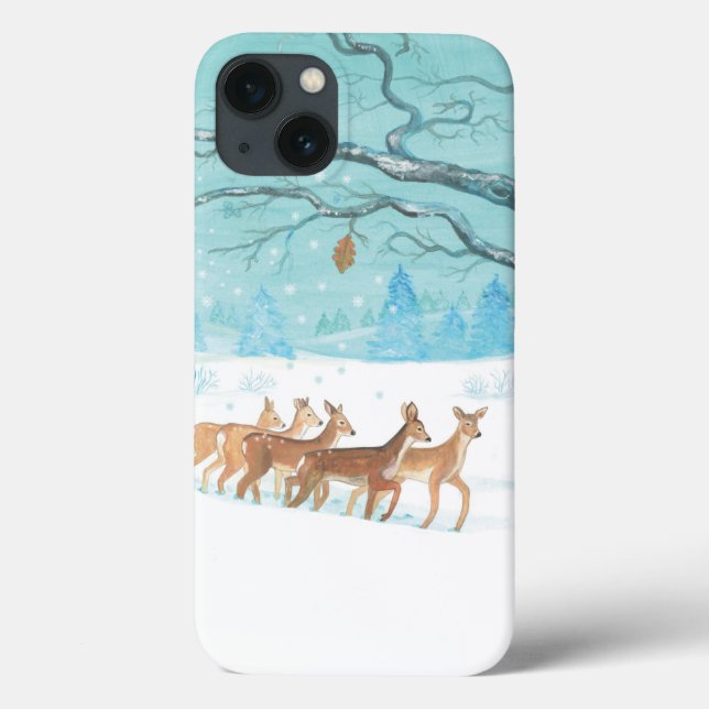 Funda De Case-Mate Para iPhone Pelletería en invierno (Reverso)
