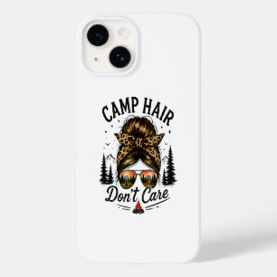 Funda Para iPhone 14 De Case-Mate Pelo de campamento no importa Moño desordenado div