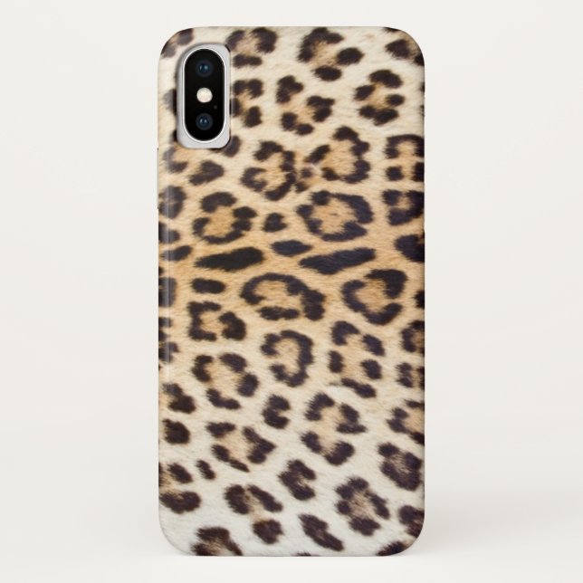 Funda De Case-Mate Para iPhone Pelo del leopardo (Reverso)