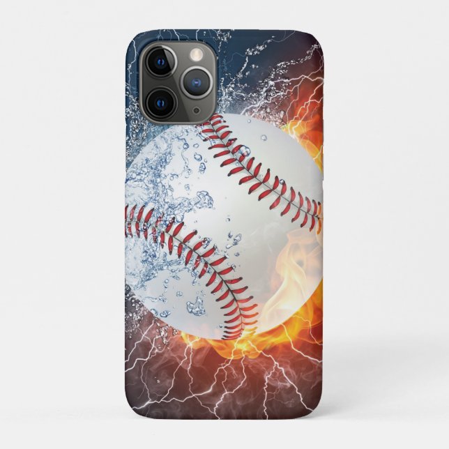 Funda De Case-Mate Para iPhone Pelota de béisbol (Reverso)