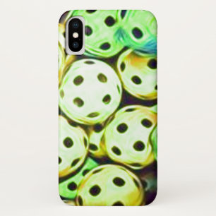 Funda Para iPhone X Pelota de bolas ensueño de bolas amarillas y verde