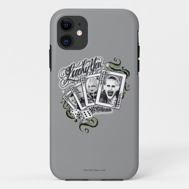 Funda De Case-Mate Para iPhone Pelotón del suicidio el | "afortunado usted" (Reverso)