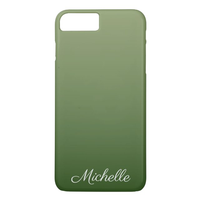 Funda De Case-Mate Para iPhone Pena verde personalizada (Reverso)